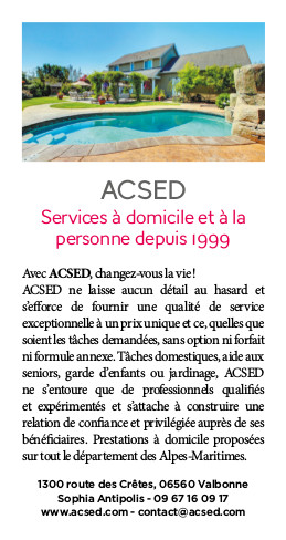 ACSED sur La CCI Nice Côte d’Azur – Entreprises de la semaine Aôut 2017